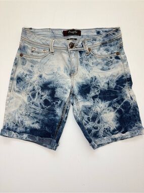 Lee Women's Tie-Dye Indigo Denim Shorts